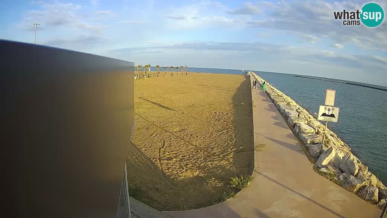 Caorle Pic Nic Ponente strand webcam – kanal Livenza