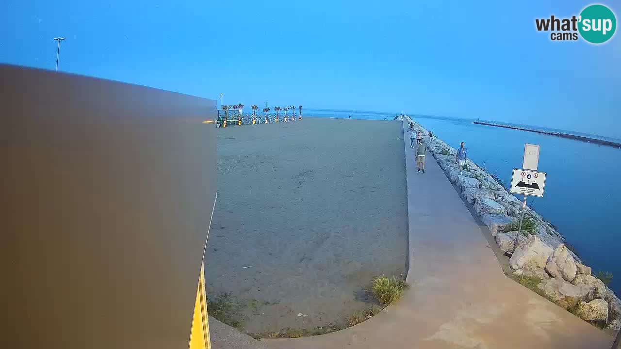 Caorle Pic Nic web cam – spiaggia Ponente – presso la foce del fiume Livenza