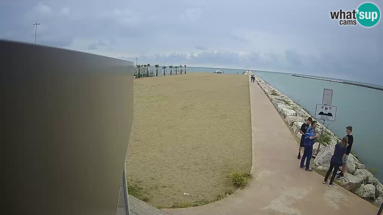 Caorle Pic Nic Ponente strand webcam – kanal Livenza