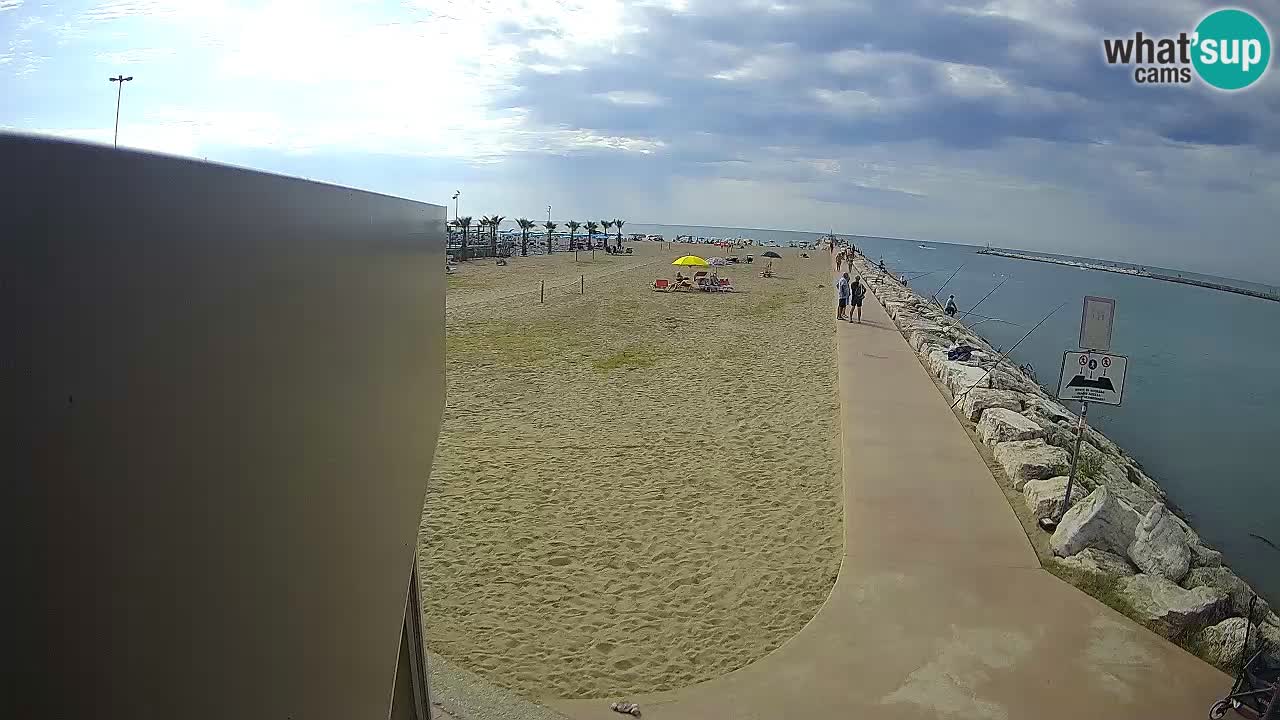 Caorle Pic Nic web cam – spiaggia Ponente – presso la foce del fiume Livenza