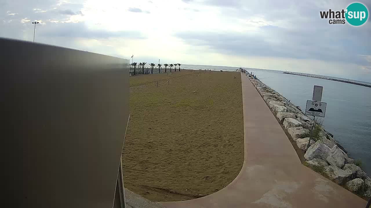 Pic Nic Caorle Web kamera – Plaža Ponente – ob kanalu Livenza