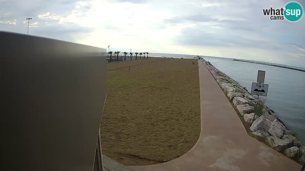 Caorle Pic Nic web cam – spiaggia Ponente – presso la foce del fiume Livenza