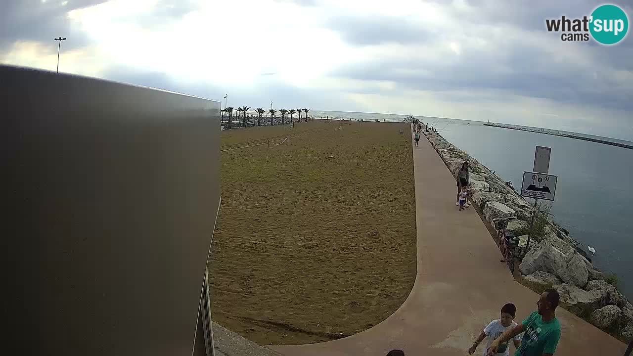 Caorle Pic Nic web cam – spiaggia Ponente – presso la foce del fiume Livenza