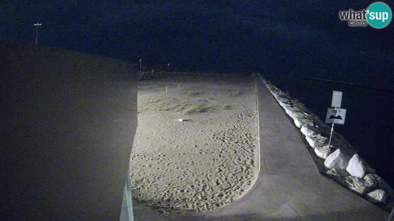 Caorle Pic Nic Ponente strand webcam – kanal Livenza