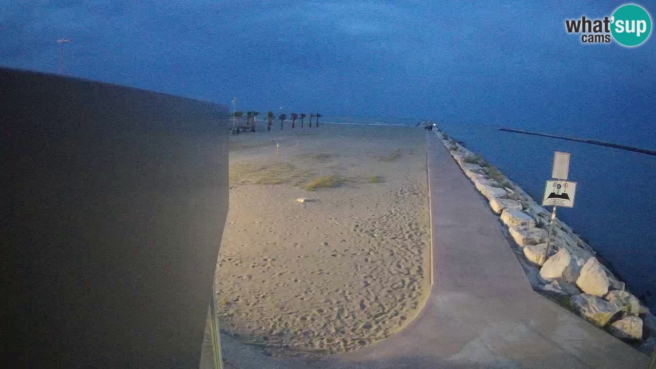 Caorle Pic Nic web cam – spiaggia Ponente – presso la foce del fiume Livenza