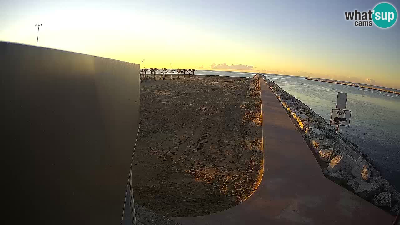 Caorle Pic Nic Ponente strand webcam – kanal Livenza