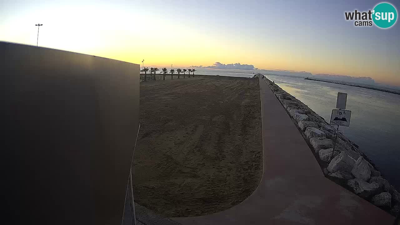 Caorle Pic Nic web cam – spiaggia Ponente – presso la foce del fiume Livenza