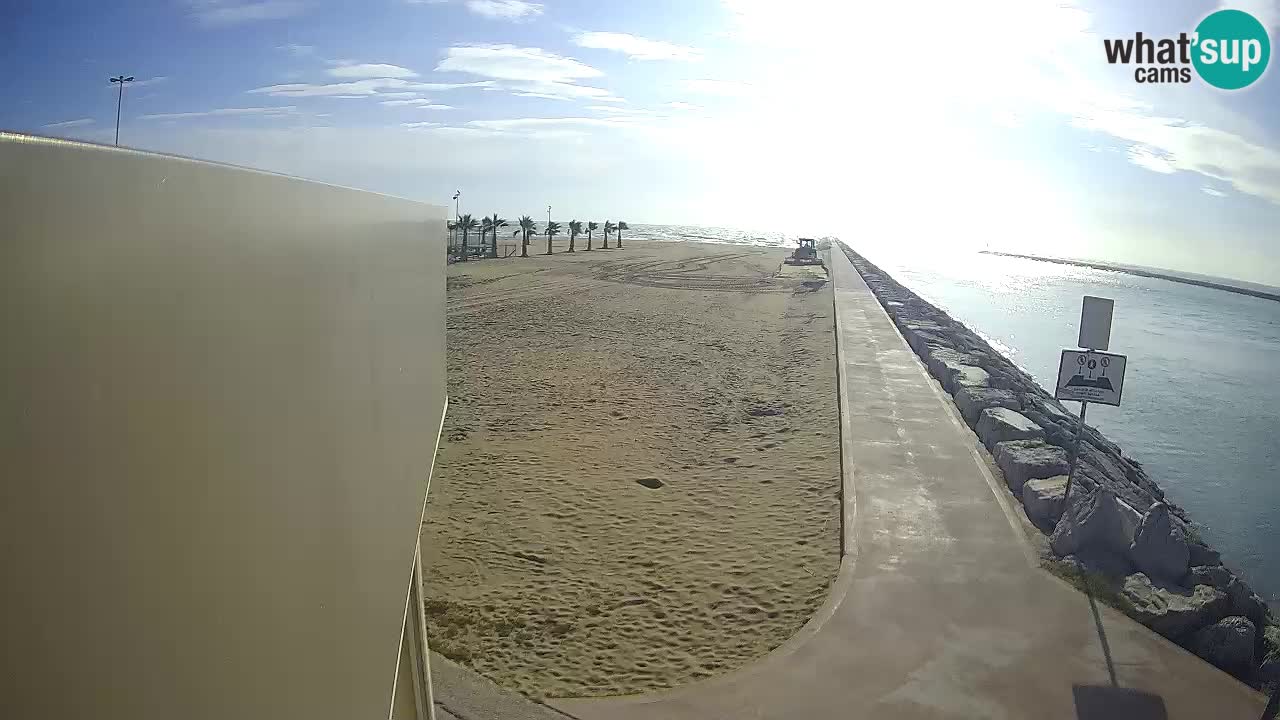 Caorle Pic Nic web cam – spiaggia Ponente – presso la foce del fiume Livenza