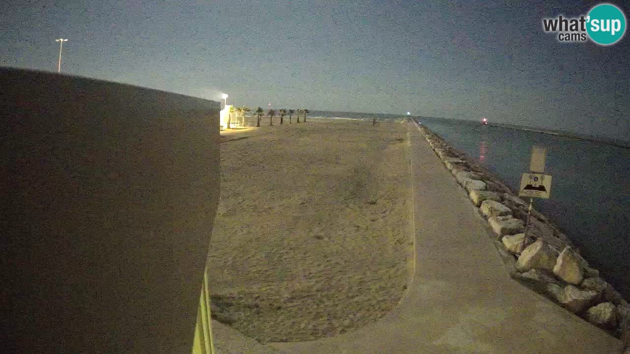 Caorle Pic Nic Ponente strand webcam – kanal Livenza