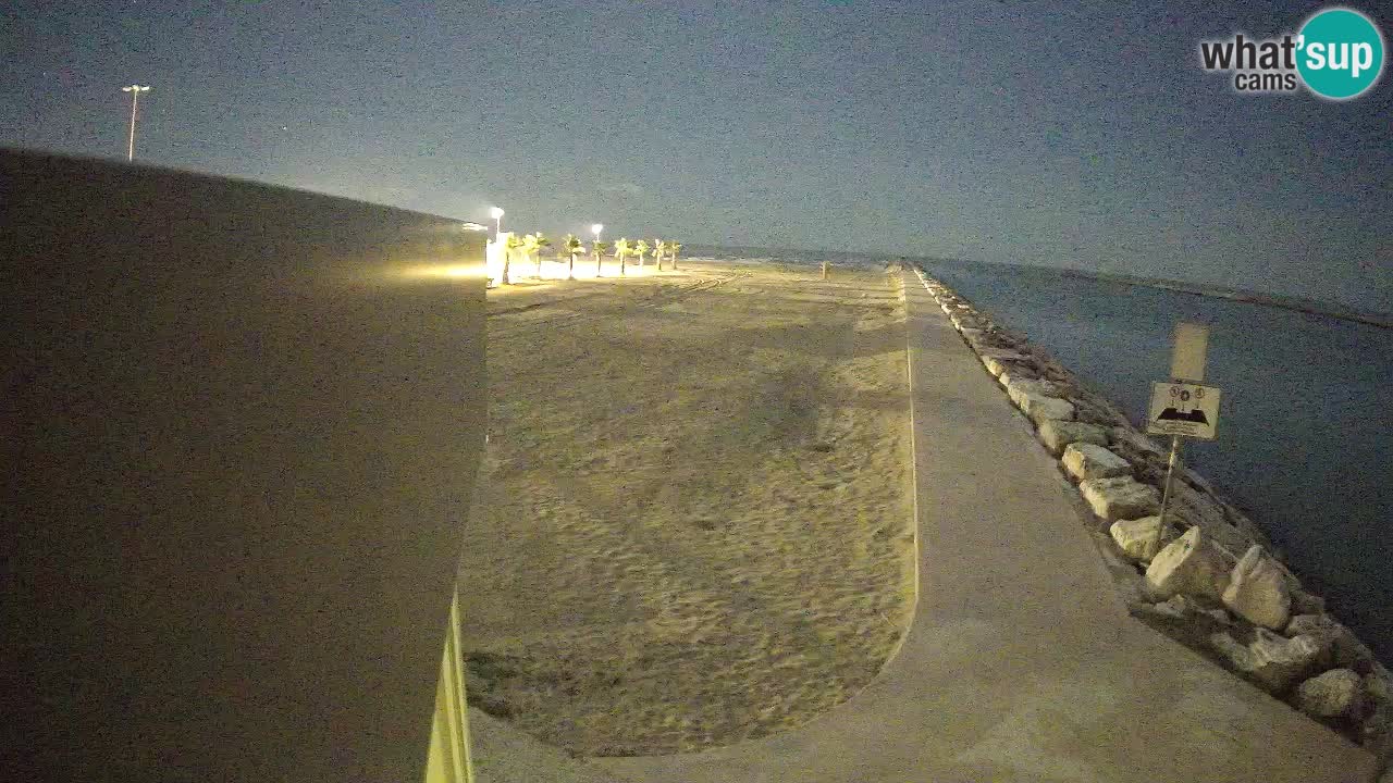 Caorle Pic Nic Ponente strand webcam – kanal Livenza