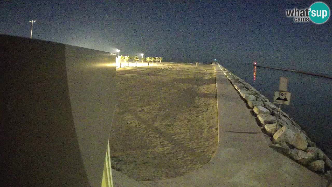 Caorle Pic Nic Ponente strand webcam – kanal Livenza