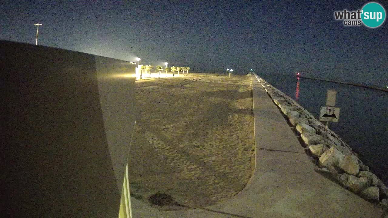 Caorle Pic Nic Ponente strand webcam – kanal Livenza