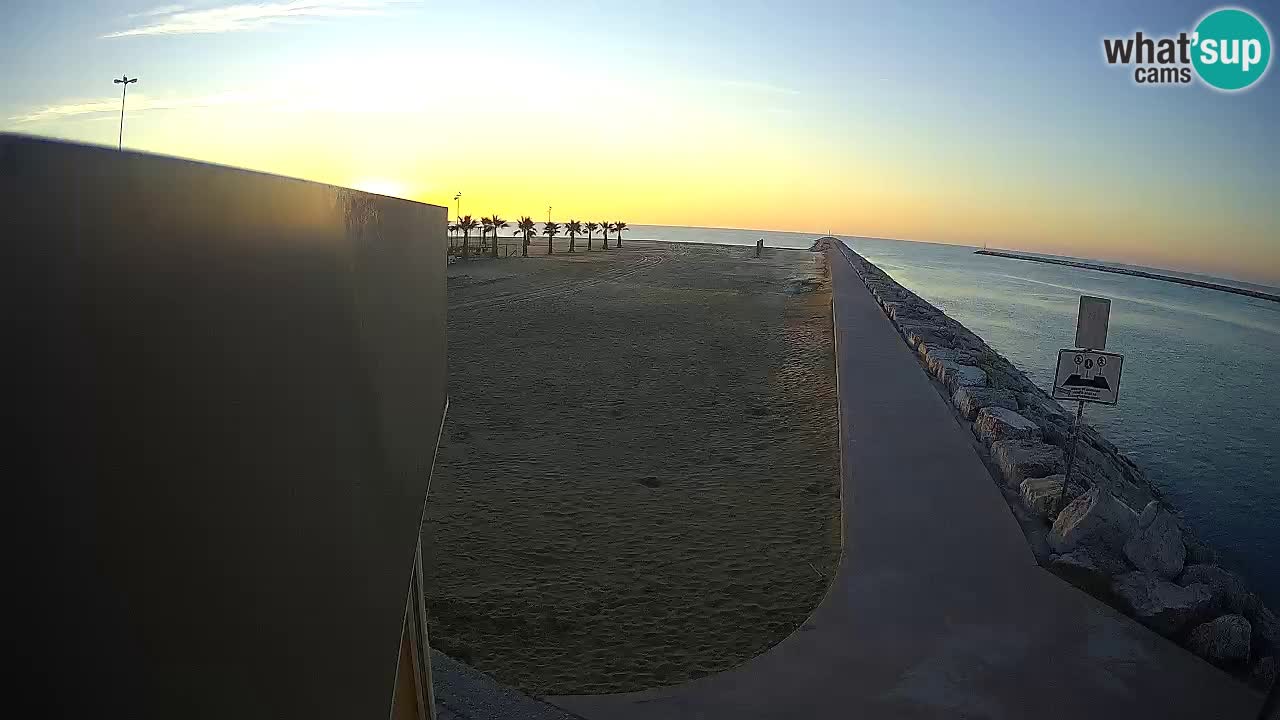 Pic Nic Caorle Web kamera – Plaža Ponente – ob kanalu Livenza