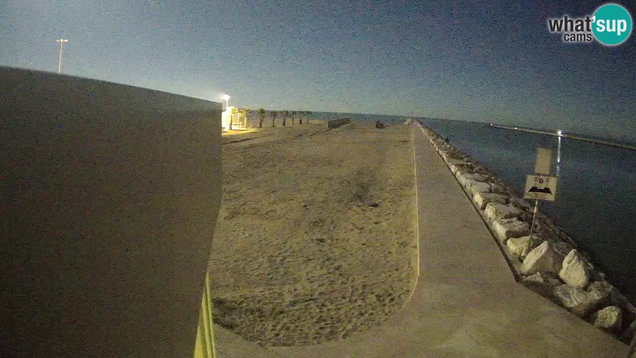 Caorle Pic Nic web cam – spiaggia Ponente – presso la foce del fiume Livenza