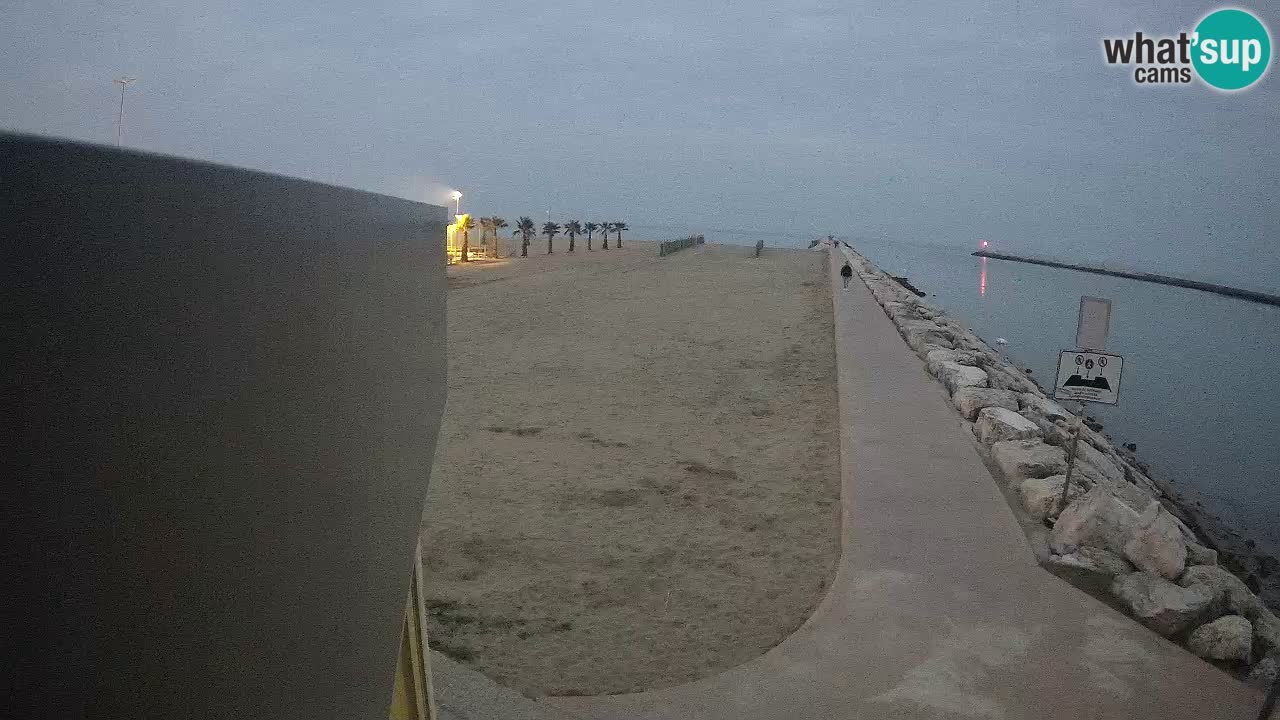 Caorle Pic Nic Ponente strand webcam – kanal Livenza