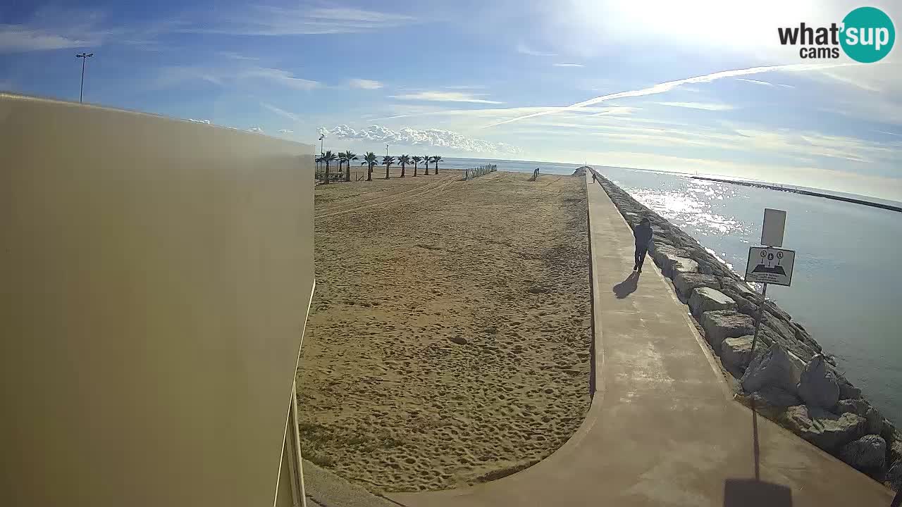 Caorle Pic Nic web cam – spiaggia Ponente – presso la foce del fiume Livenza