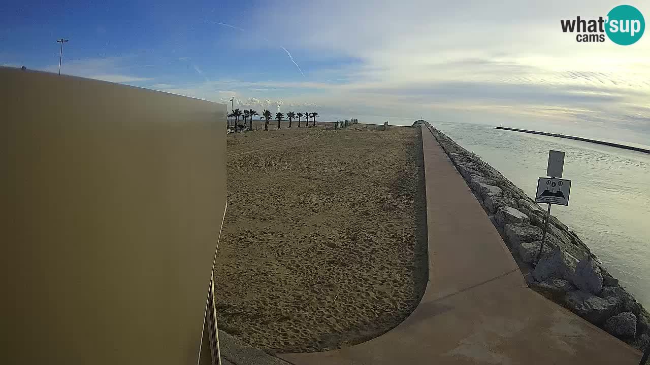 Pic Nic Caorle Web kamera – Plaža Ponente – ob kanalu Livenza