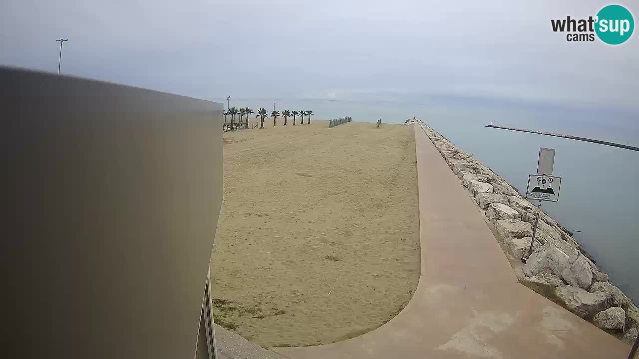 Caorle Pic Nic Ponente strand webcam – kanal Livenza