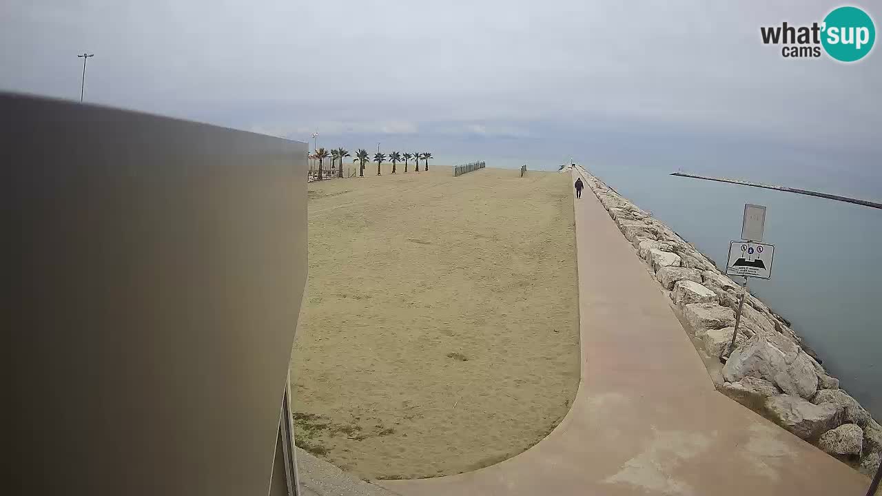 Caorle Pic Nic Ponente strand webcam – kanal Livenza