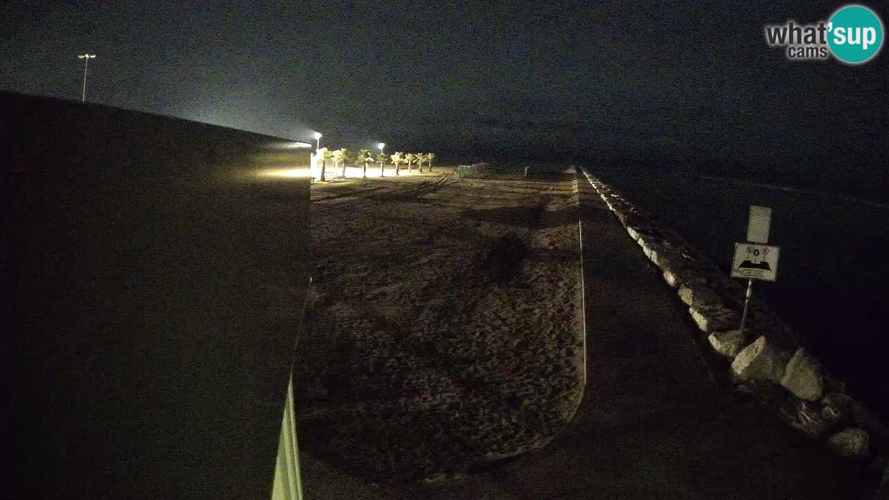 Caorle Pic Nic web cam – spiaggia Ponente – presso la foce del fiume Livenza