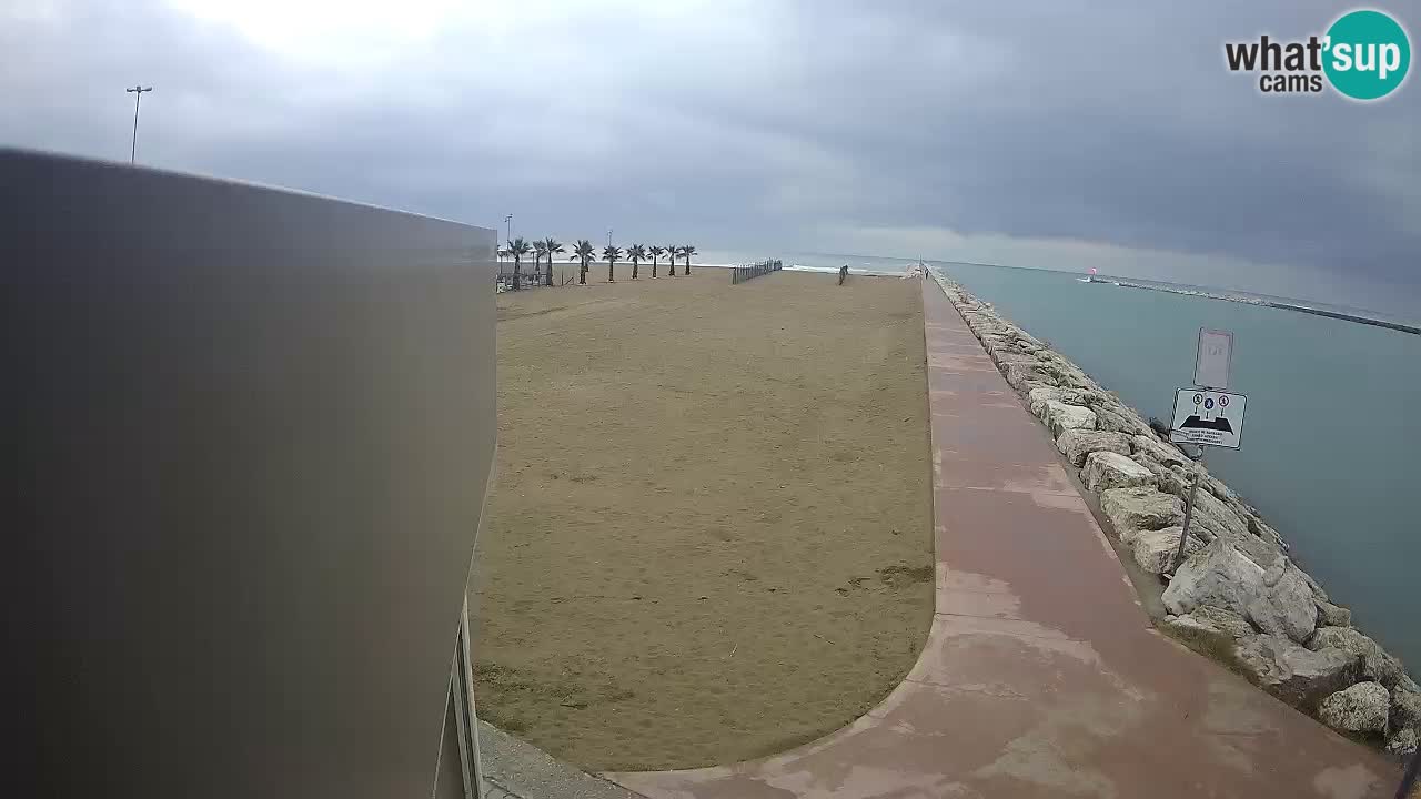 Caorle Pic Nic Ponente strand webcam – kanal Livenza