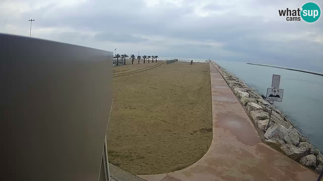 Caorle Pic Nic Ponente strand webcam – kanal Livenza