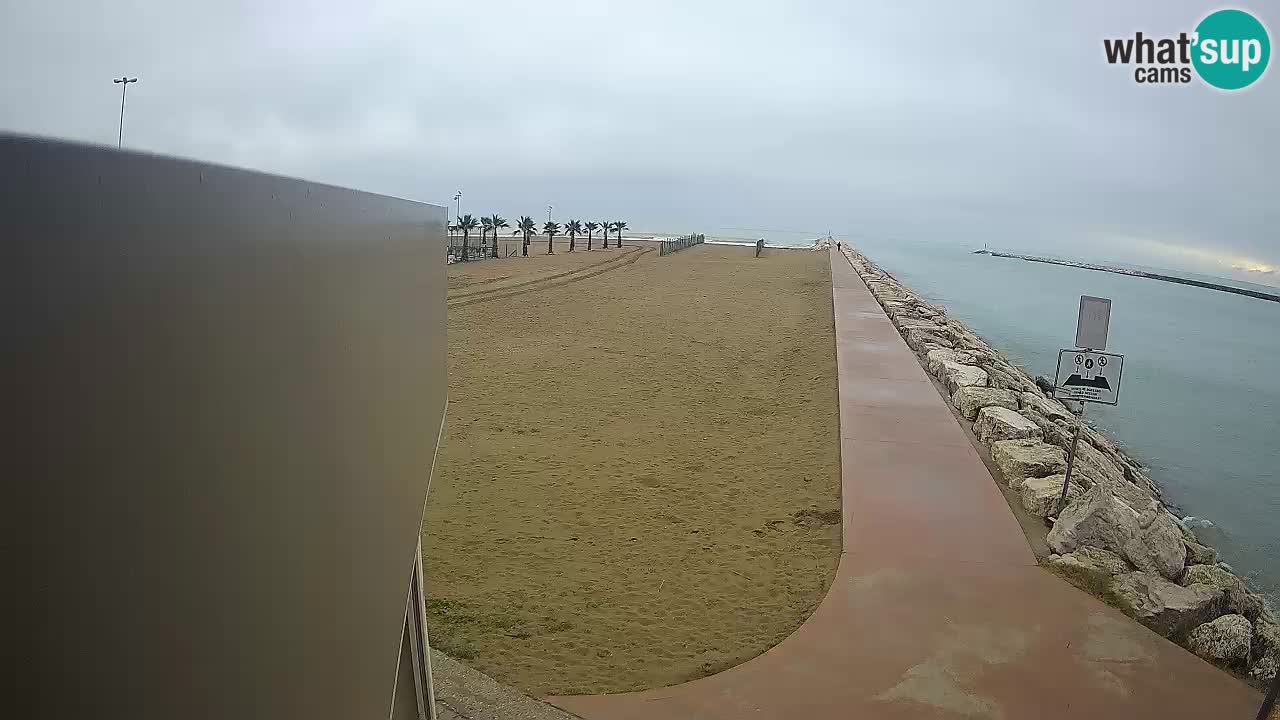 Caorle Pic Nic Ponente strand webcam – kanal Livenza