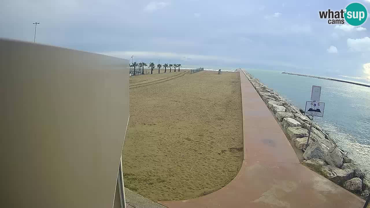 Caorle Pic Nic Ponente strand webcam – kanal Livenza