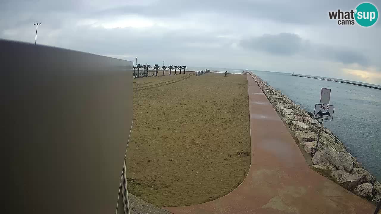 Caorle Pic Nic Ponente strand webcam – kanal Livenza