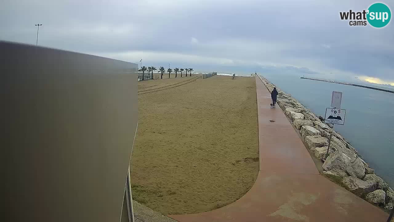 Caorle Pic Nic Ponente strand webcam – kanal Livenza