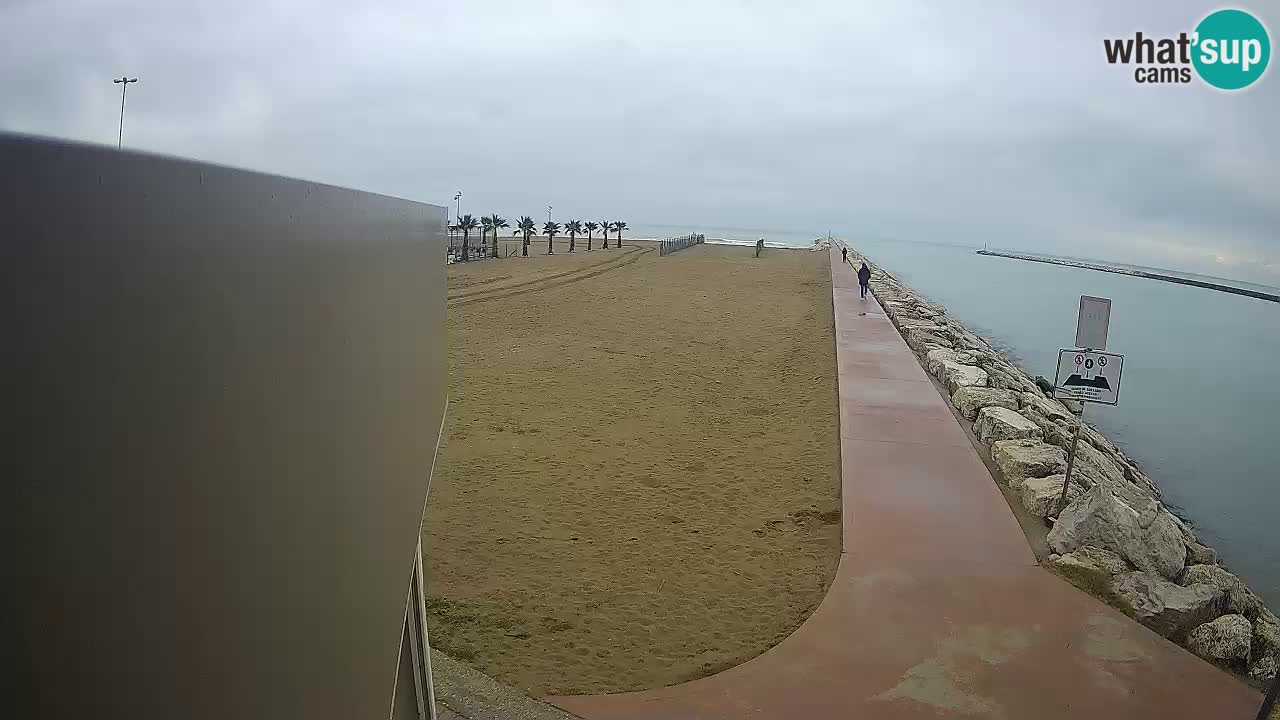 Caorle Pic Nic Ponente strand webcam – kanal Livenza