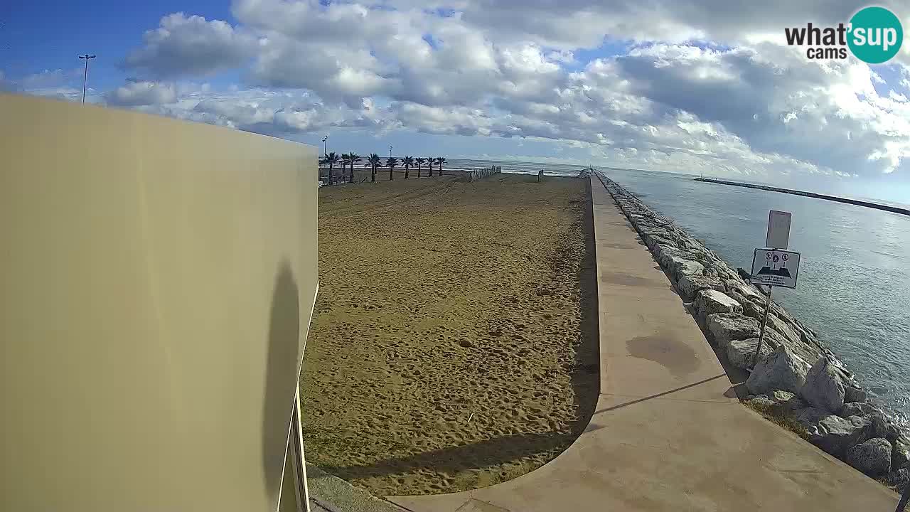 Caorle Pic Nic web cam – spiaggia Ponente – presso la foce del fiume Livenza