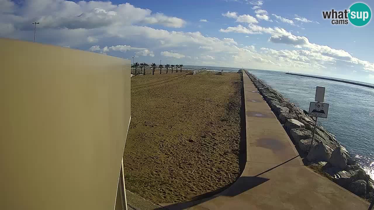 Caorle Pic Nic web cam – spiaggia Ponente – presso la foce del fiume Livenza