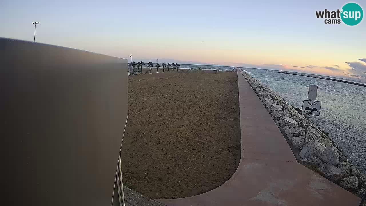 Caorle Pic Nic Ponente strand webcam – kanal Livenza