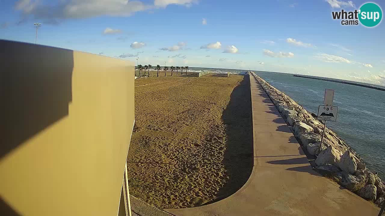 Caorle Pic Nic web cam – spiaggia Ponente – presso la foce del fiume Livenza