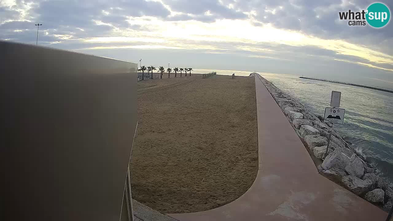 Caorle Pic Nic Ponente strand webcam – kanal Livenza