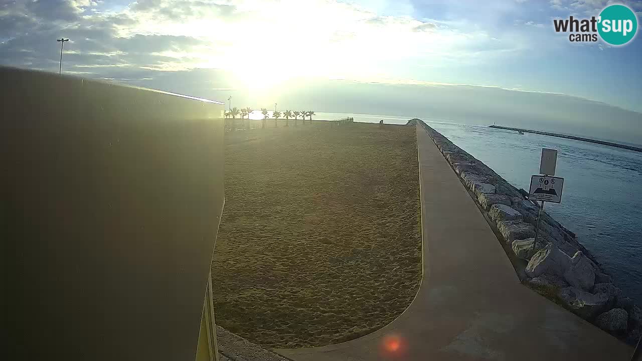 Pic Nic Caorle Web kamera – Plaža Ponente – ob kanalu Livenza