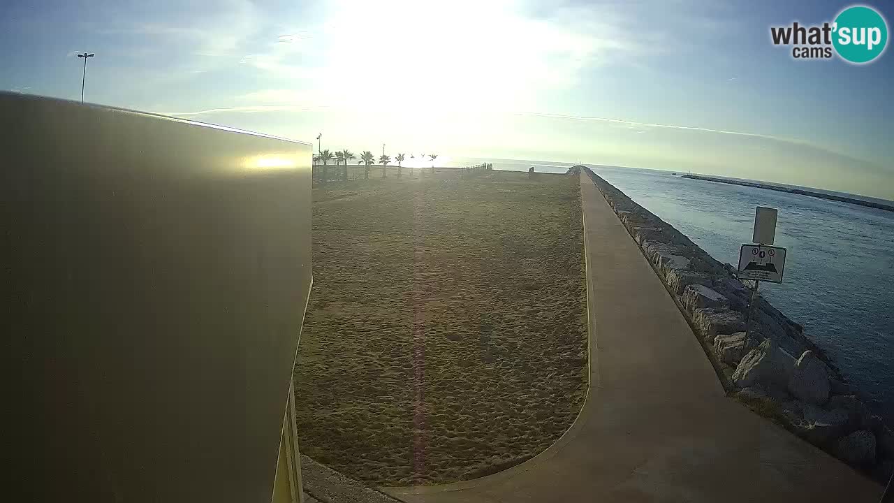 Pic Nic Caorle Web kamera – Plaža Ponente – ob kanalu Livenza