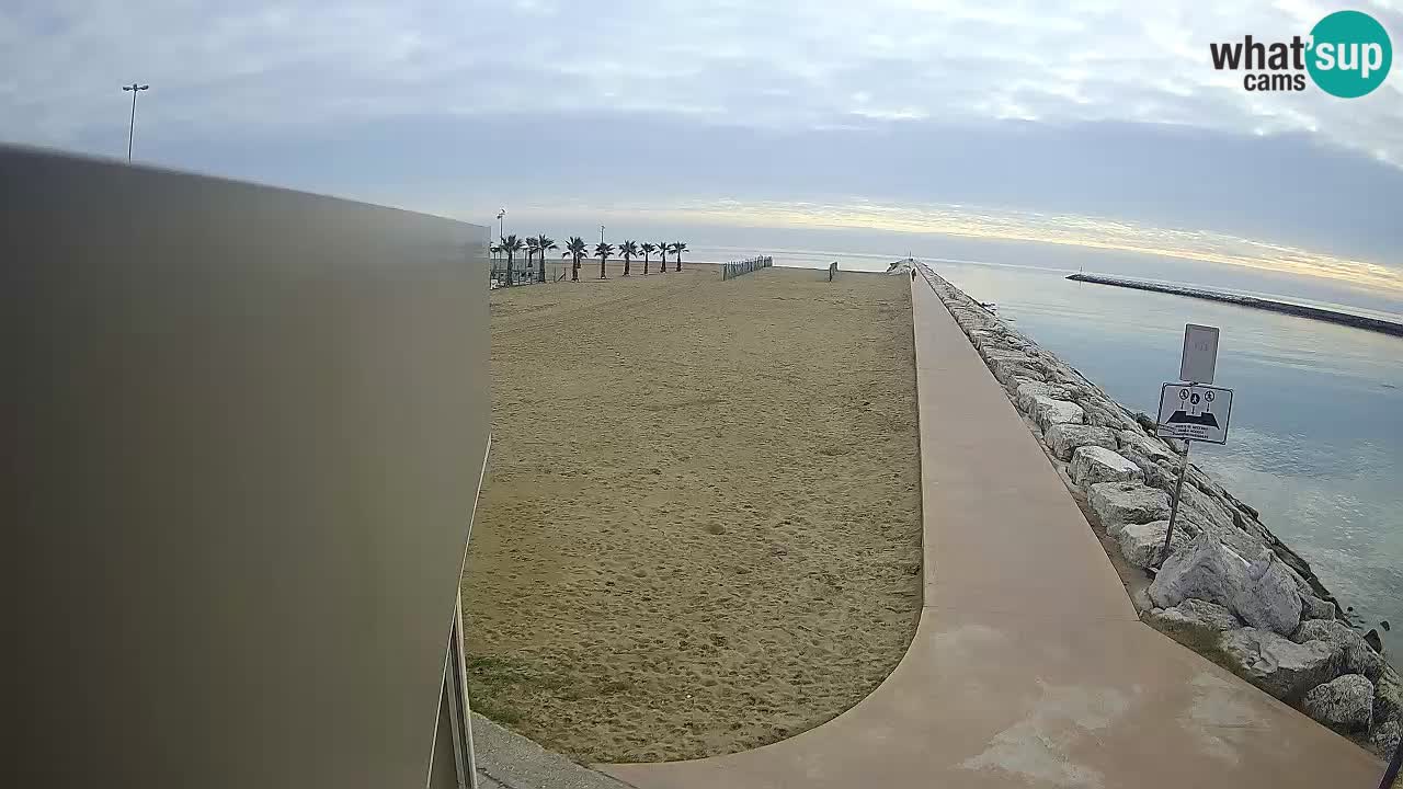 Caorle Pic Nic Ponente strand webcam – kanal Livenza