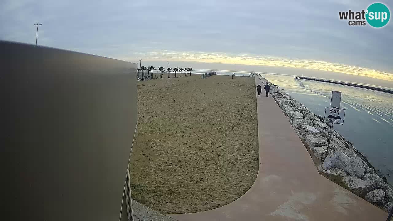 Caorle Pic Nic Ponente strand webcam – kanal Livenza