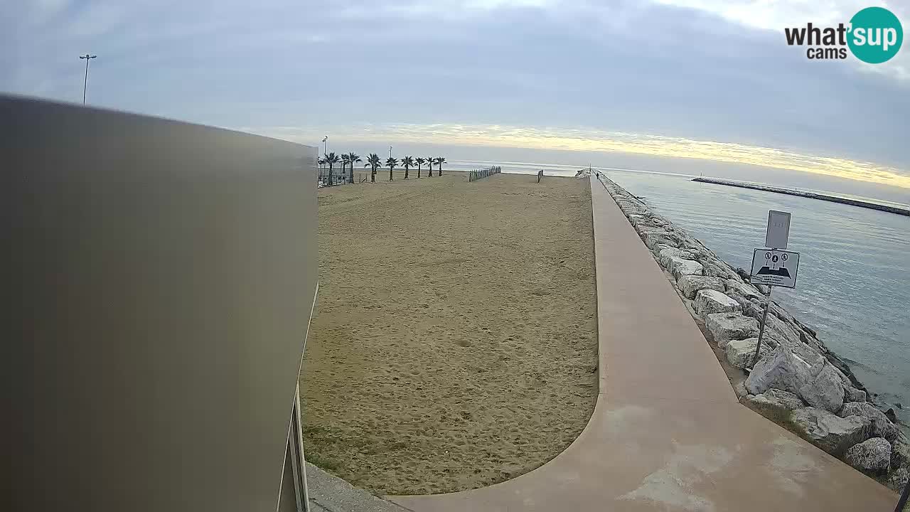 Caorle Pic Nic Ponente strand webcam – kanal Livenza