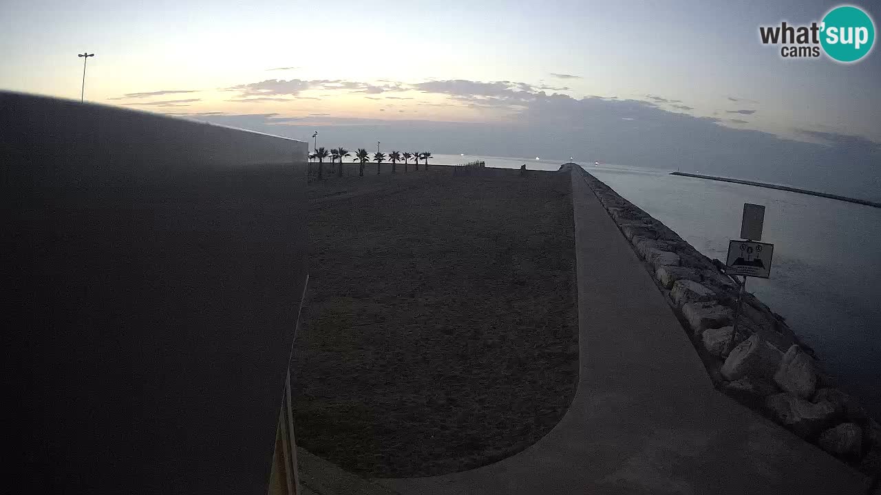 Caorle Pic Nic web cam – spiaggia Ponente – presso la foce del fiume Livenza