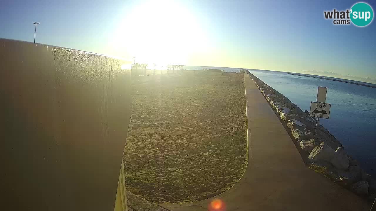 Caorle Pic Nic web cam – spiaggia Ponente – presso la foce del fiume Livenza