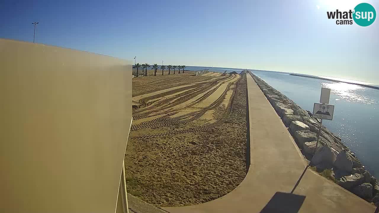 Pic Nic Caorle Web kamera – Plaža Ponente – ob kanalu Livenza