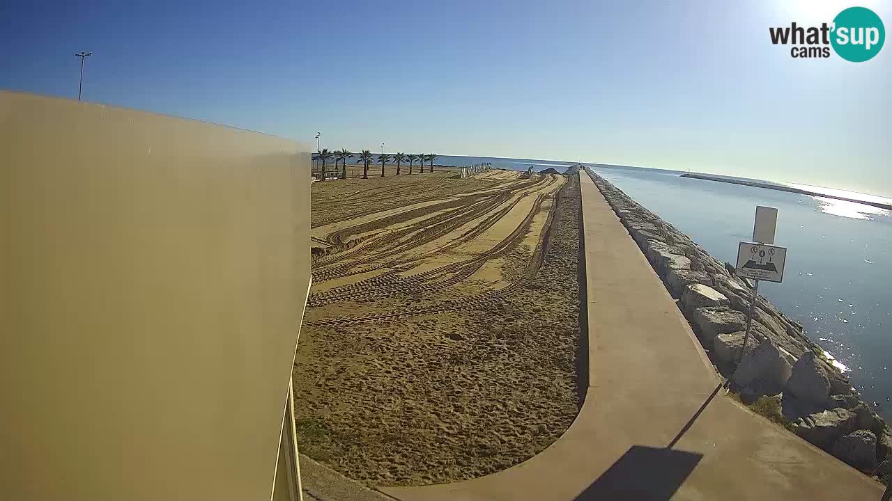 Caorle Pic Nic web cam – spiaggia Ponente – presso la foce del fiume Livenza