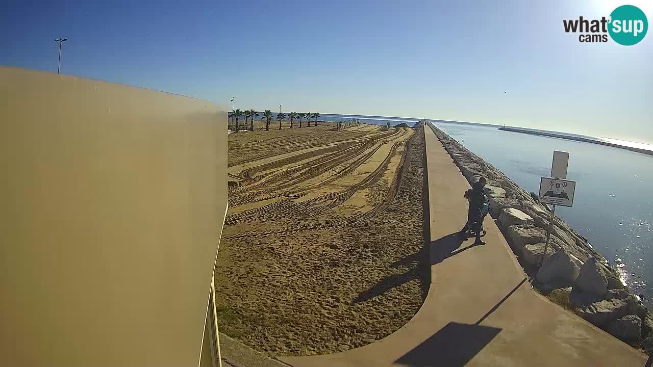 Pic Nic Caorle Web kamera – Plaža Ponente – ob kanalu Livenza