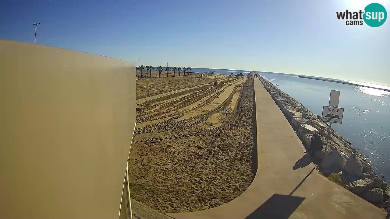 Caorle Pic Nic web cam – spiaggia Ponente – presso la foce del fiume Livenza