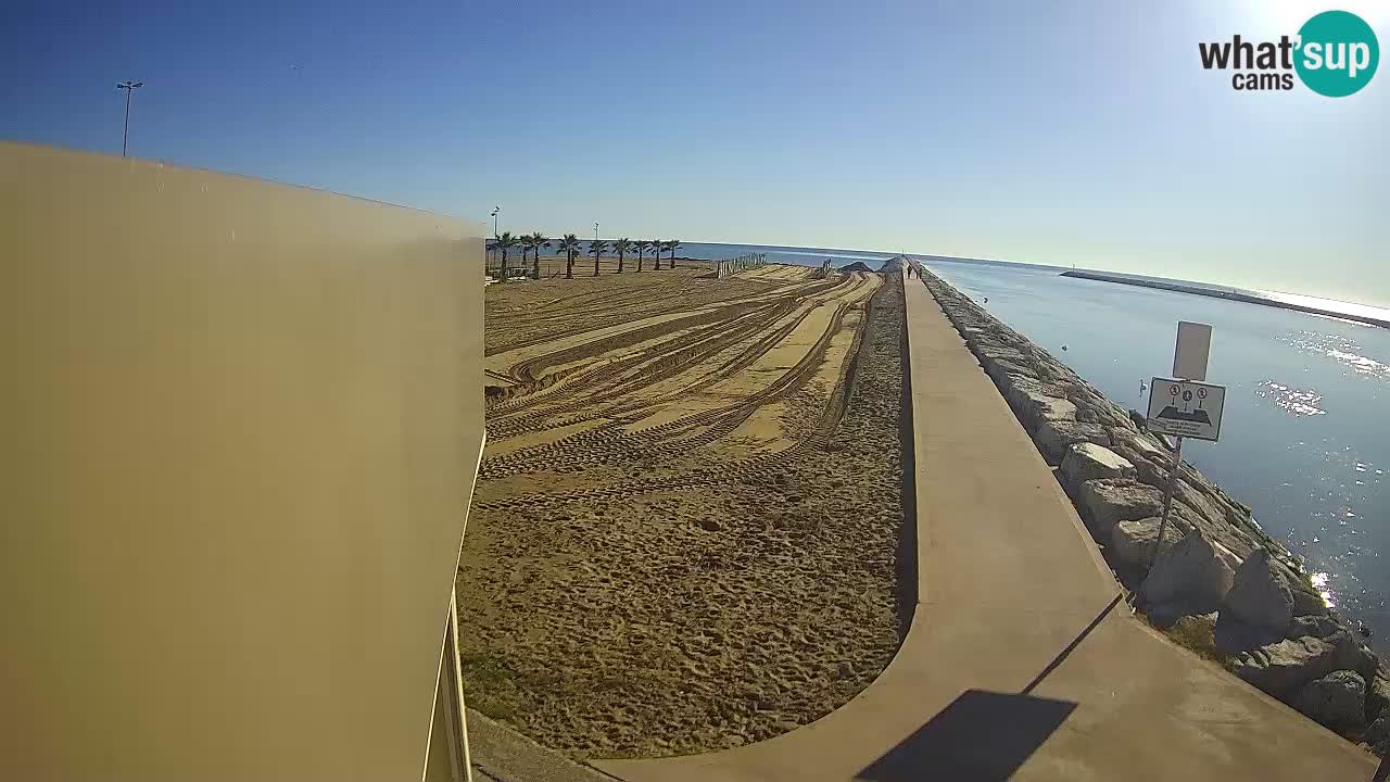 Caorle Pic Nic web cam – spiaggia Ponente – presso la foce del fiume Livenza