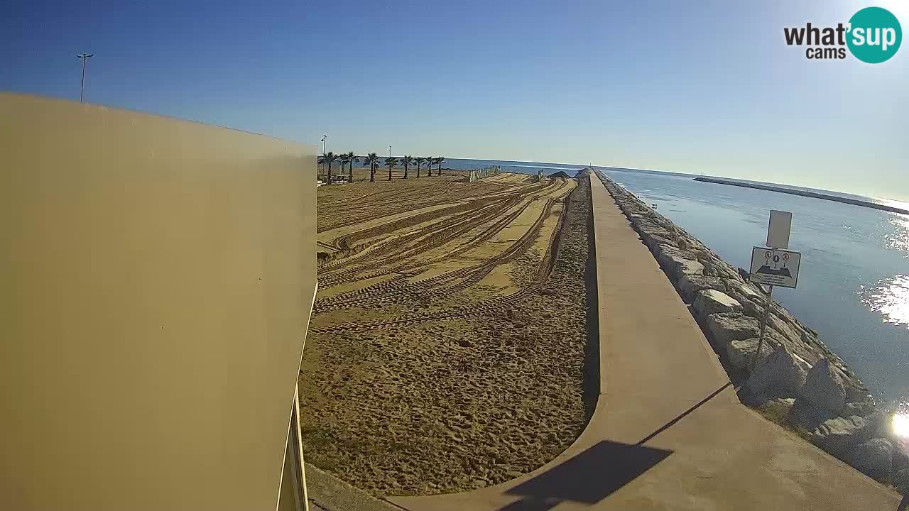 Pic Nic Caorle Web kamera – Plaža Ponente – ob kanalu Livenza