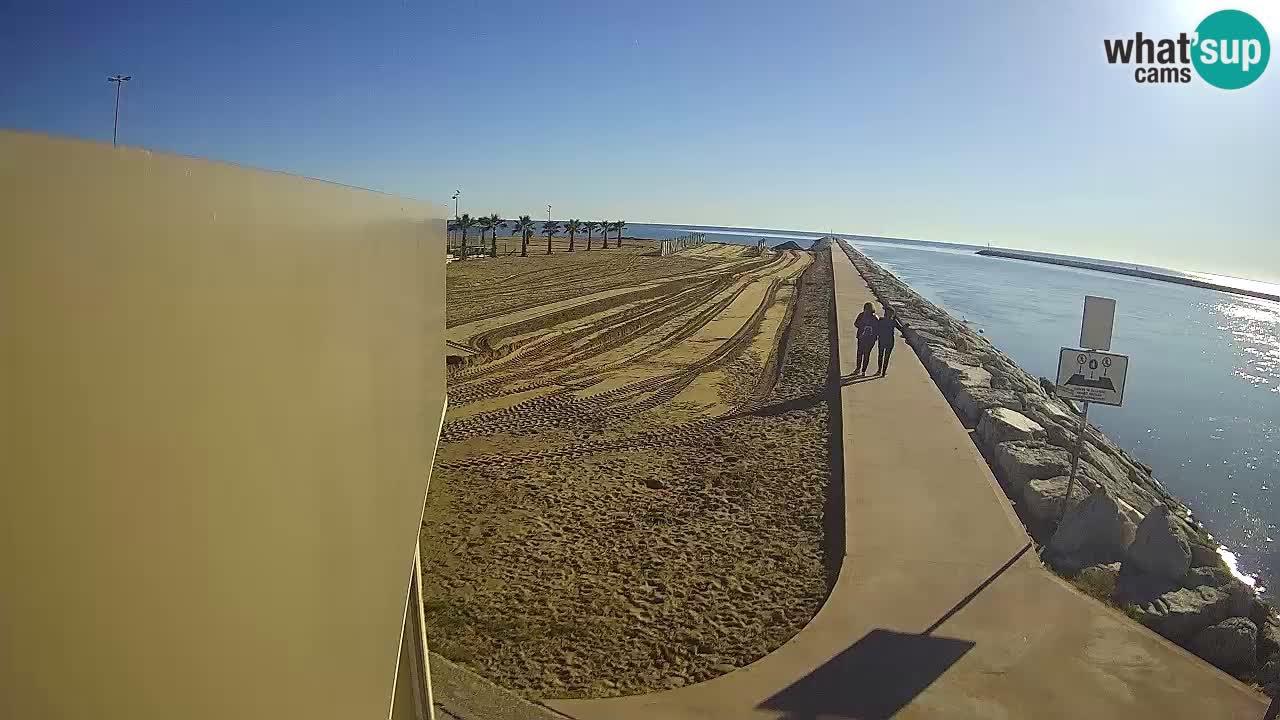 Pic Nic Caorle Web kamera – Plaža Ponente – ob kanalu Livenza